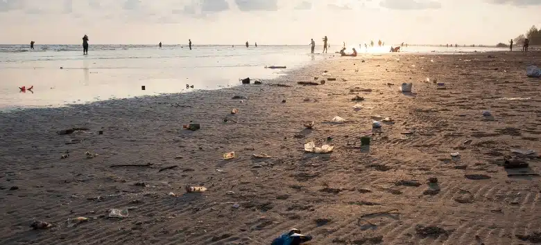 Praia suja