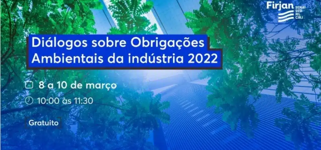 Imagem Firjan evento diálogos sobre obrigações ambientais