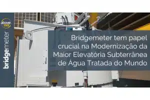 Bridgemeter maior elevatória água