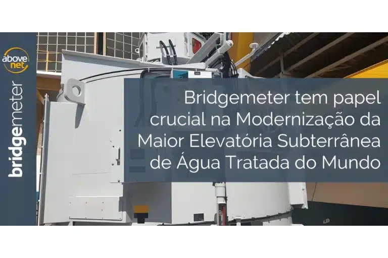 Bridgemeter maior elevatória água
