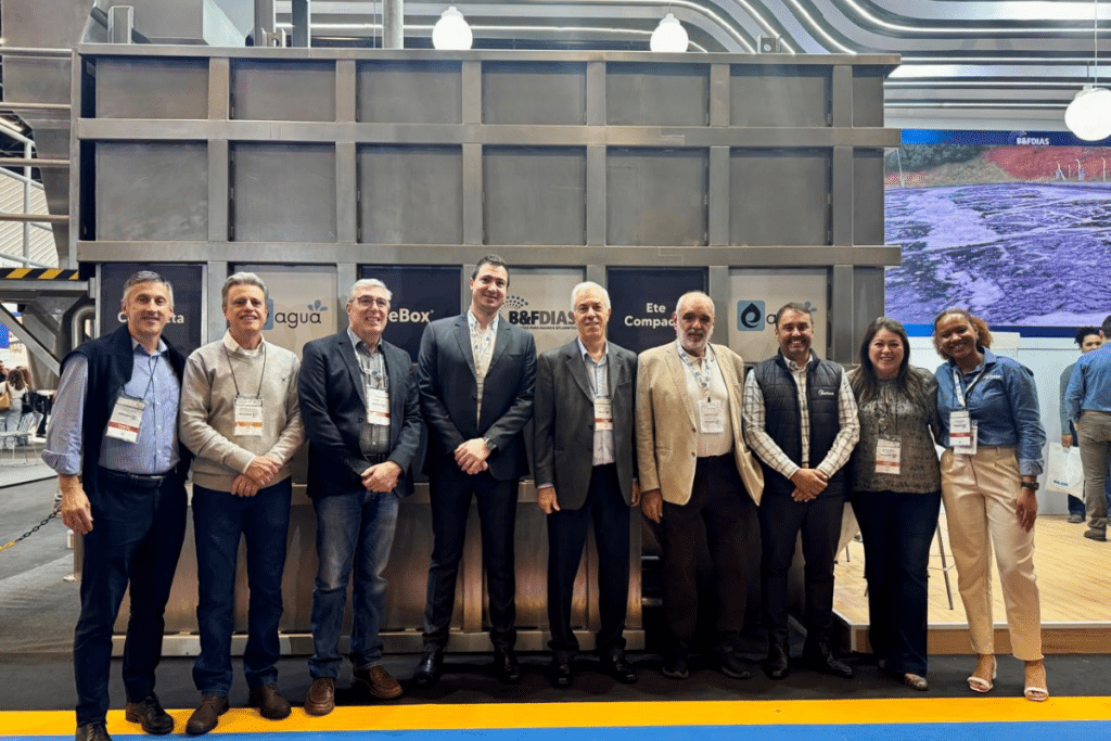 B&F Dias apresenta nova ETE compacta e 100% inox durante a IFAT Brasil 2025