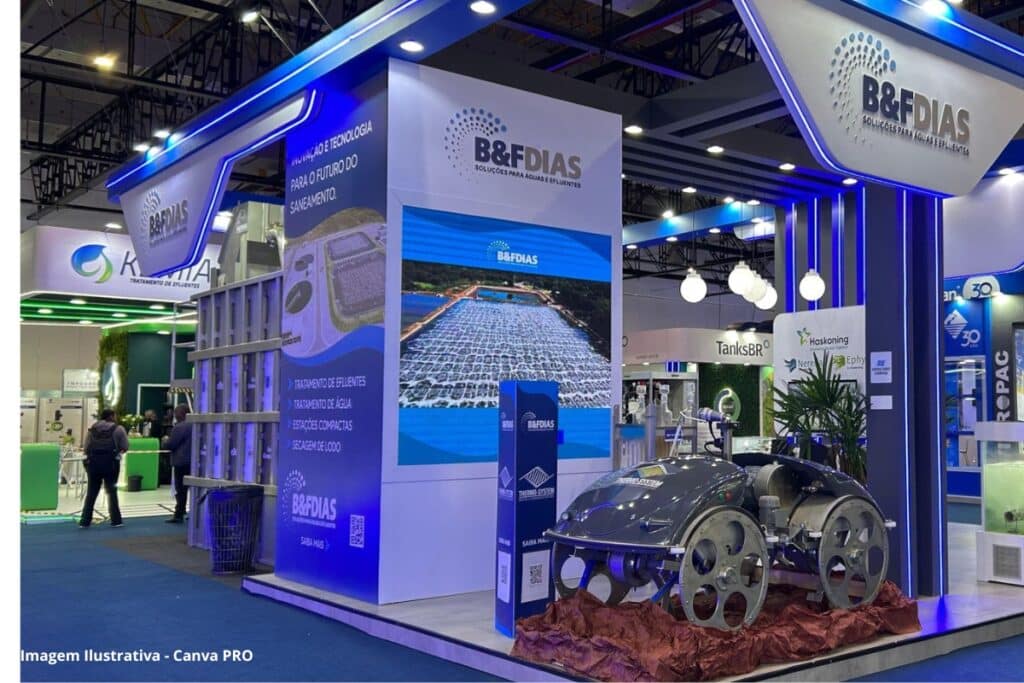 B&F Dias se destaca na Fenasan 2025 com tecnologias inovadoras para o saneamento