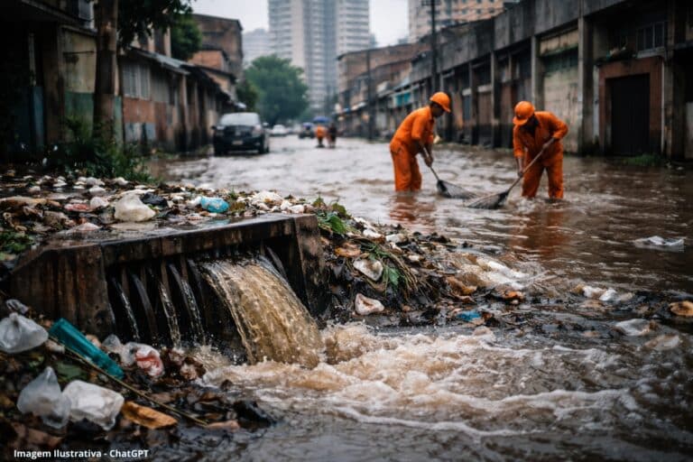 A drenagem urbana e o desequilíbrio da política de saneamento