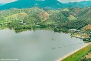 Sanepar inicia última etapa do Reservatório Miringuava com enchimento da barragem