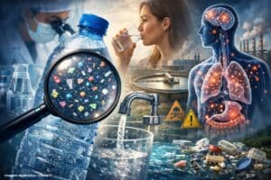 Água engarrafada concentra níveis alarmantes de nanoplásticos (1)