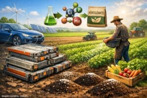 Baterias usadas de carros elétricos podem virar fertilizante agrícola, diz estudo
