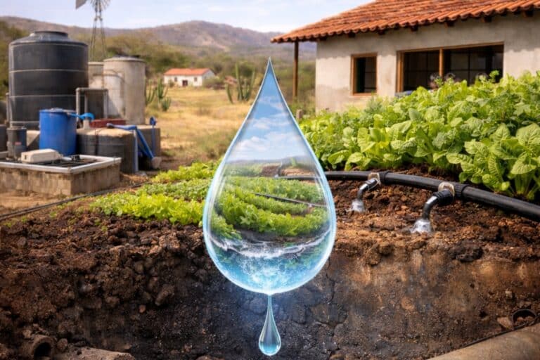 Tecnologia transforma esgoto em água para produzir alimentos no Semiárido