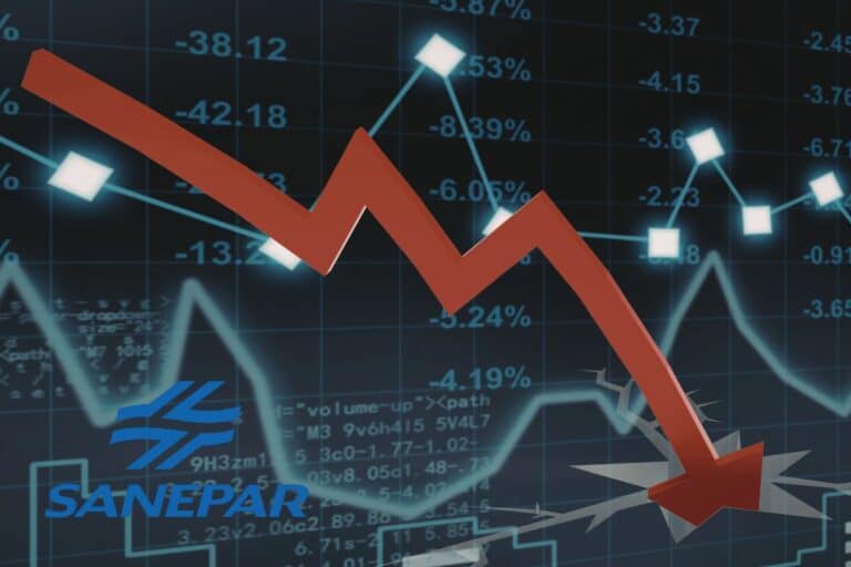 Sanepar ações caem 6% com proposta sobre R$ 3,94 bi