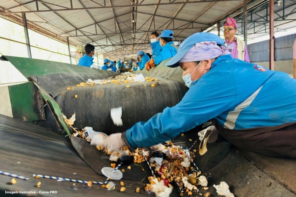 Brasil produziu 81 milhões de toneladas de lixo em 2025, mas só reciclou 4,5%