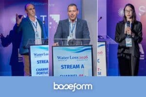 Baseform Tecnologia foco no resultado. A Baseform no IWA Water Loss 2026