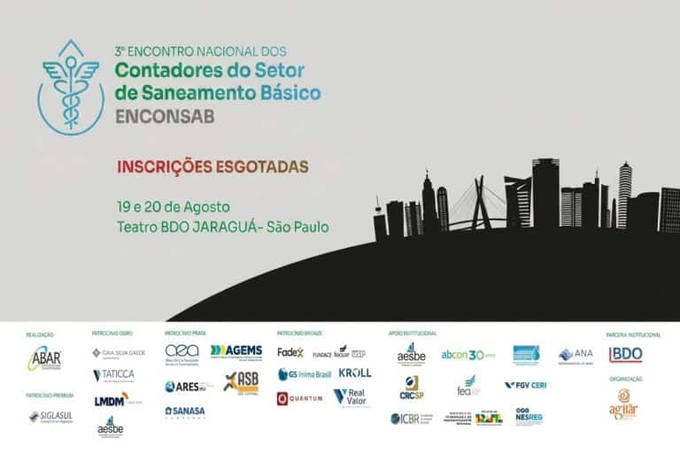 ENCONSAB consolida relevância da contabilidade para o saneamento