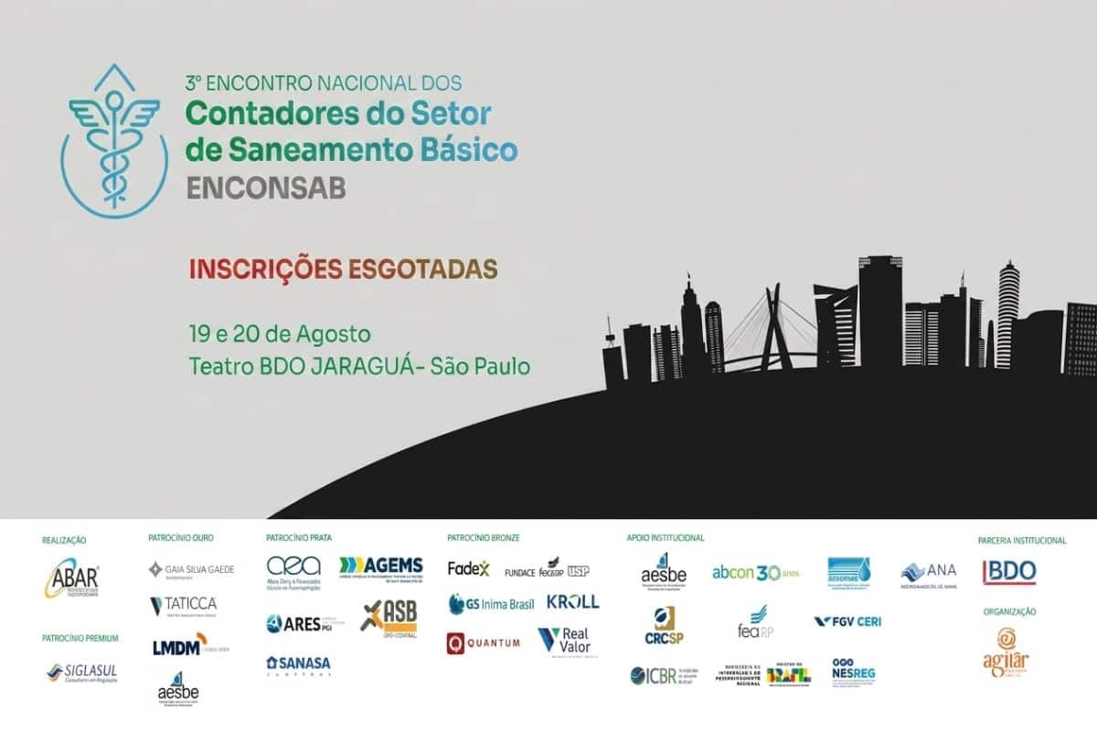 ENCONSAB consolida relevância da contabilidade para o saneamento